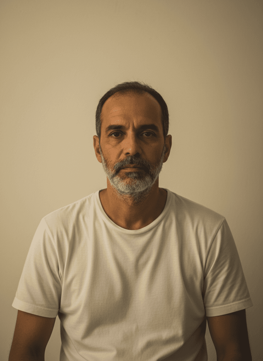 Homem 44 anos, recomeço, antes e depois do dossiê — antes